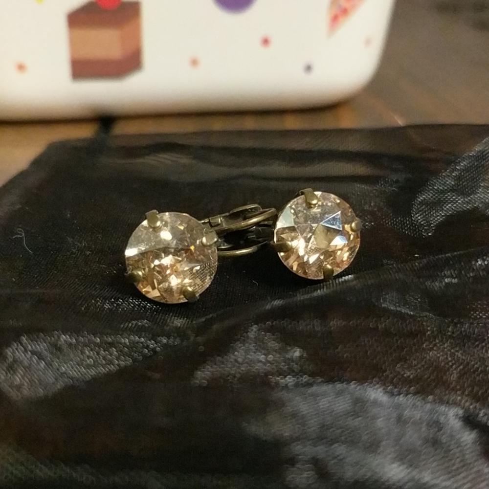 SABIKA taupe earrings